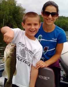 clients with Smallmouth Bass